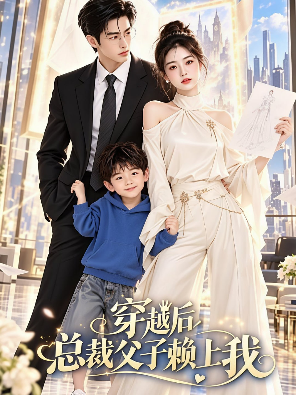 穿越后总裁父子赖上我